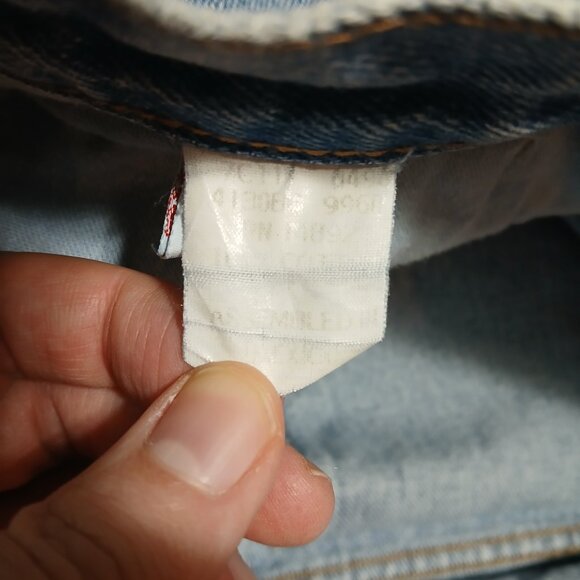 Vintage 90s Marithe Francois Girbaud Jeans Faded Blue 29 Reg Inseam Loose Y2K - Picture 11 of 11